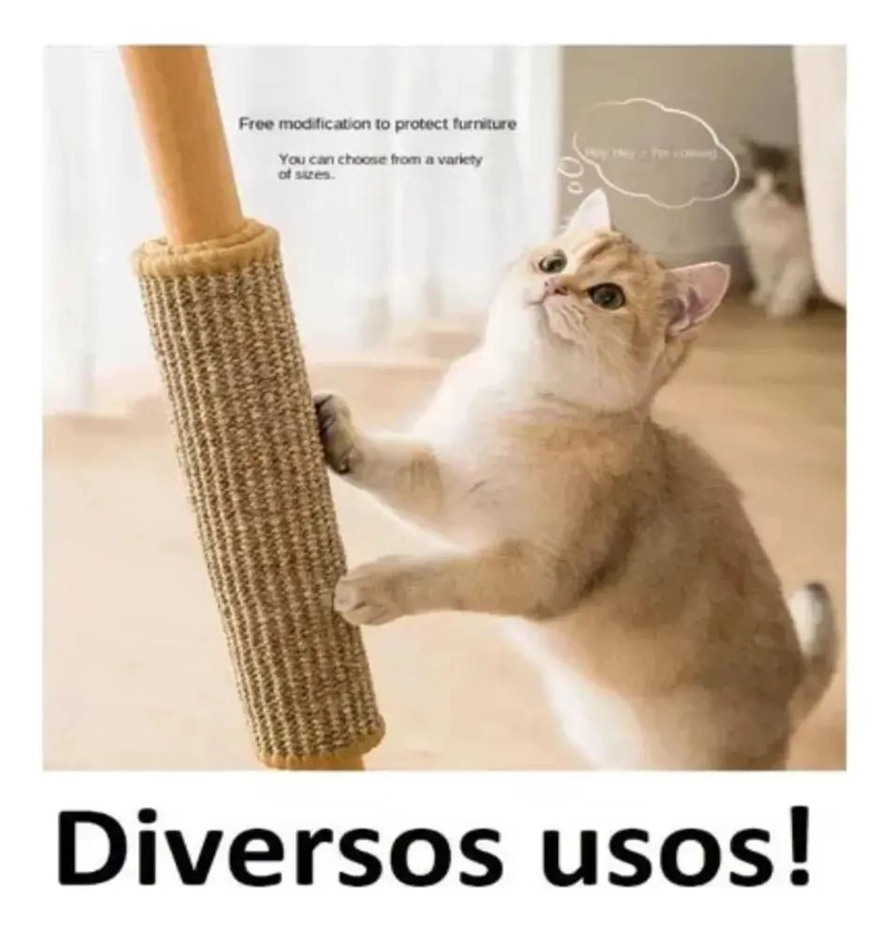 RASCADOR PARA GATO TIPO ALFOMBRA PARA SILLON Y MUEBLES - 5