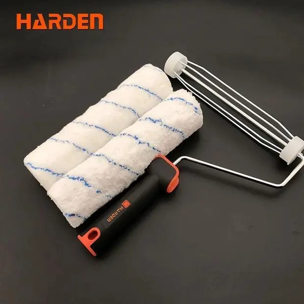 KIT DE RODILLOS PARA PINTAR CON BANDEJA Y REPUESTO DE 4 PIEZAS - 4