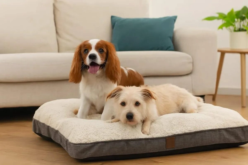 COLCHONETA PARA MASCOTAS CON DIMENSIONES 110X75X10 CM COMODA Y RESISTENTE - 2