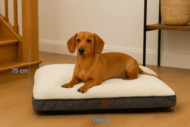 COLCHONETA PARA MASCOTAS CON DIMENSIONES 110X75X10 CM COMODA Y RESISTENTE - 3