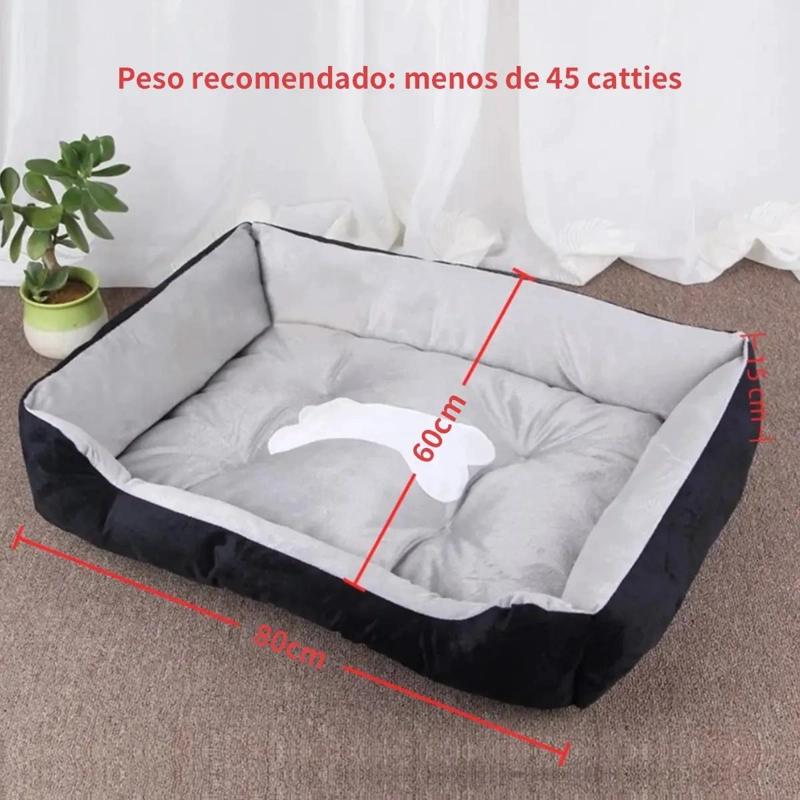 ALFOMBRA SUAVE PARA MASCOTAS PERROS Y GATOS 80X60 CM - 3