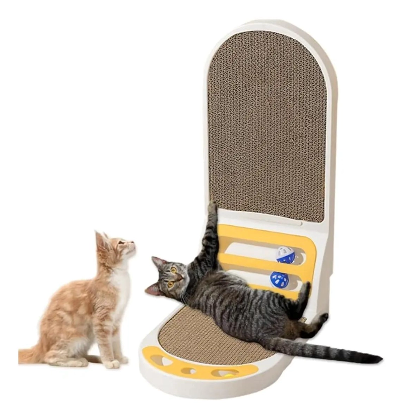 RASCADOR INTERACTIVO PARA GATOS CON DISEÑO ANTIESTRE S Y MATERIALES DURADEROS - 1