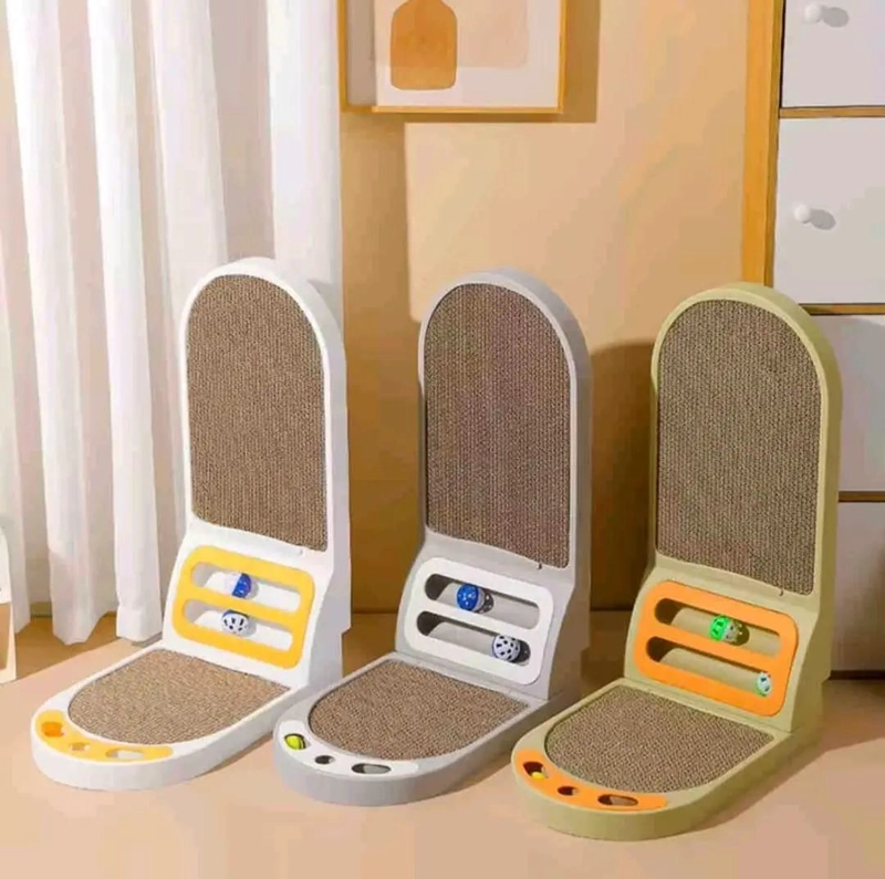 RASCADOR INTERACTIVO PARA GATOS CON DISEÑO ANTIESTRE S Y MATERIALES DURADEROS - 5