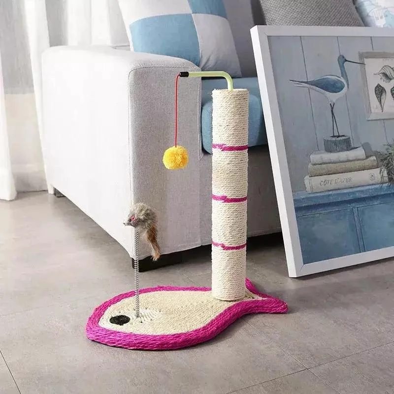 TORRE RASCADOR PARA GATOS CON DISEÑO EN FORMA DE PEZ - 4