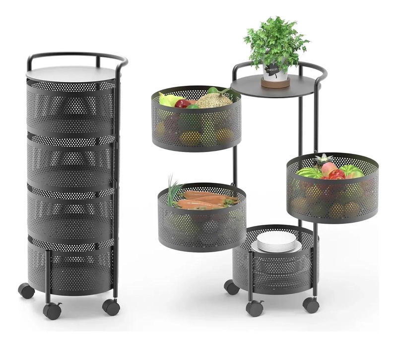 CARRITO ORGANIZADOR DE 3 NIVELES CON ESTRUCTURA COMPACTA Y RESISTENTE - 1