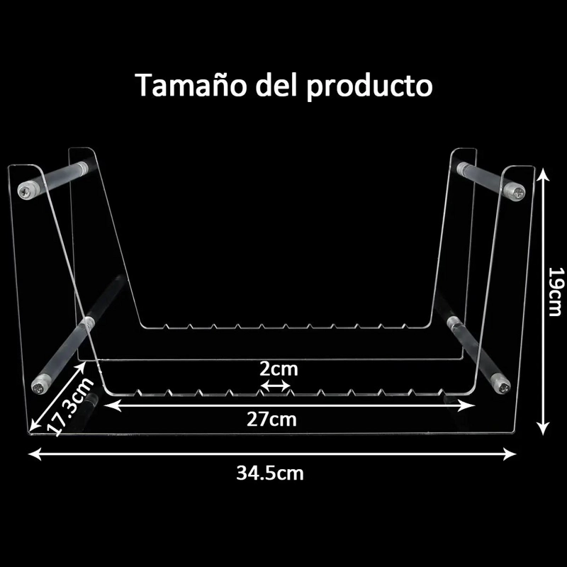 ESTANTE COMPACTO PARA ALMACENAMIENTO DE DISCOS DE VINILO CON DISEÑO FUNCIONAL - 2