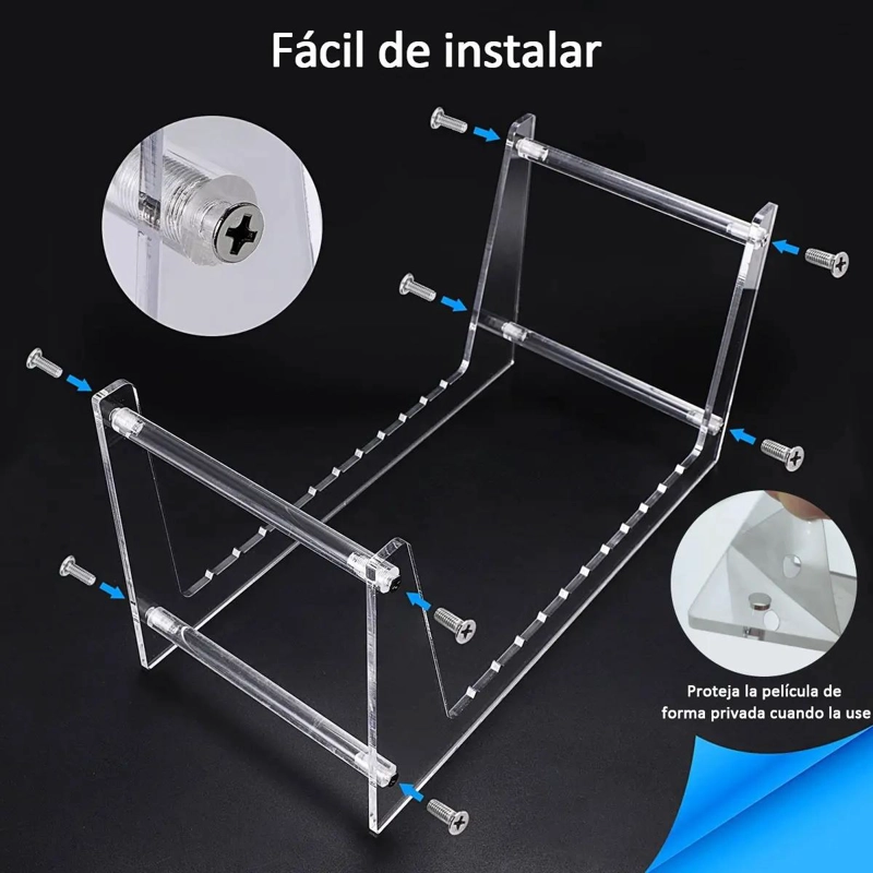 ESTANTE COMPACTO PARA ALMACENAMIENTO DE DISCOS DE VINILO CON DISEÑO FUNCIONAL - 3