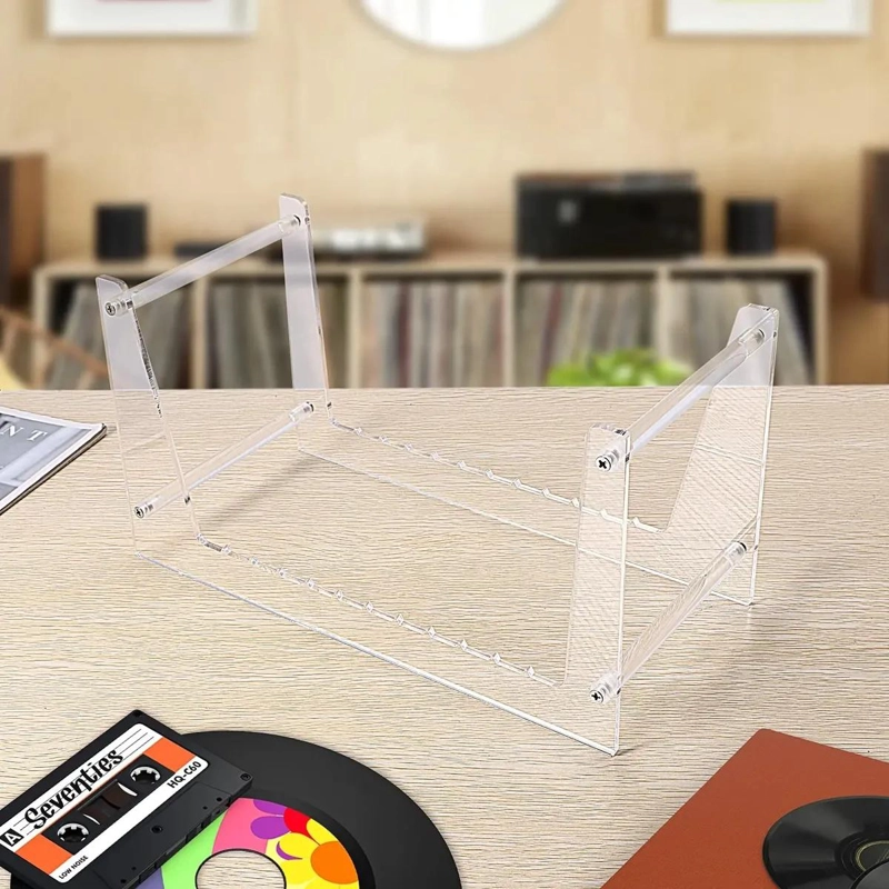 ESTANTE COMPACTO PARA ALMACENAMIENTO DE DISCOS DE VINILO CON DISEÑO FUNCIONAL - 5