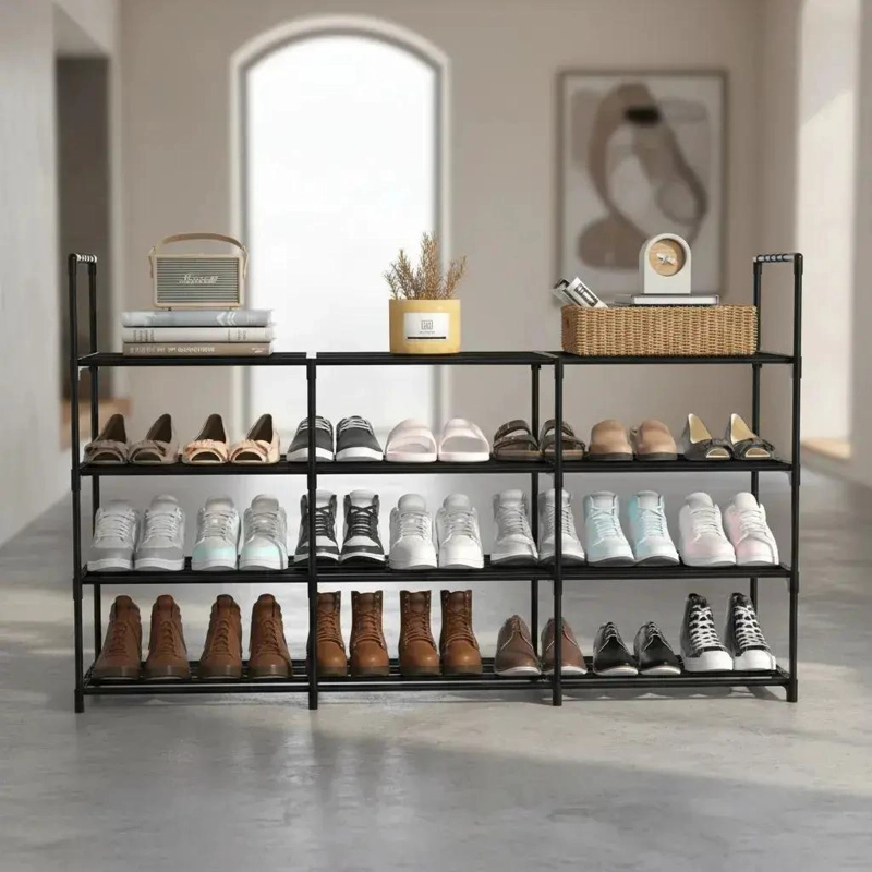 ORGANIZADOR PARA ZAPATERO Y ARMARIO CON 3 FILAS Y 4 NIVELES - 1