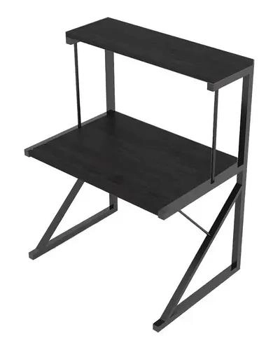 RACK ORGANIZADOR MULTIUSOS DE 2 NIVELES COLOR NEGRO PARA MICROONDAS - 4