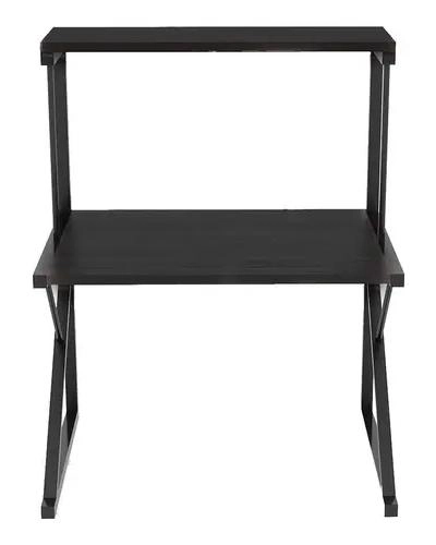 RACK ORGANIZADOR MULTIUSOS DE 2 NIVELES COLOR NEGRO PARA MICROONDAS - 5