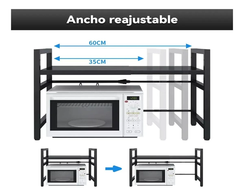 ESTANTE ORGANIZADOR MULTIFUNCIONAL DE DOS NIVELES 49X48X26 CM - 3