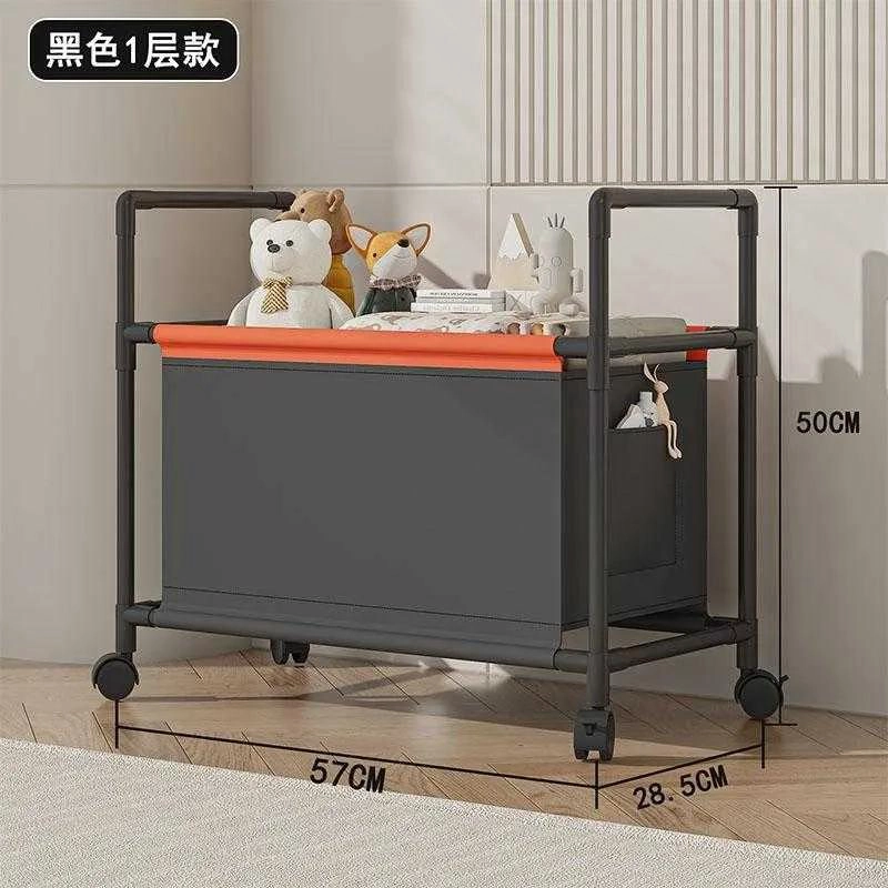 CESTA ORGANIZADORA CON RUEDAS PARA ALMACENAJE EN COCINA Y HOGAR - 2