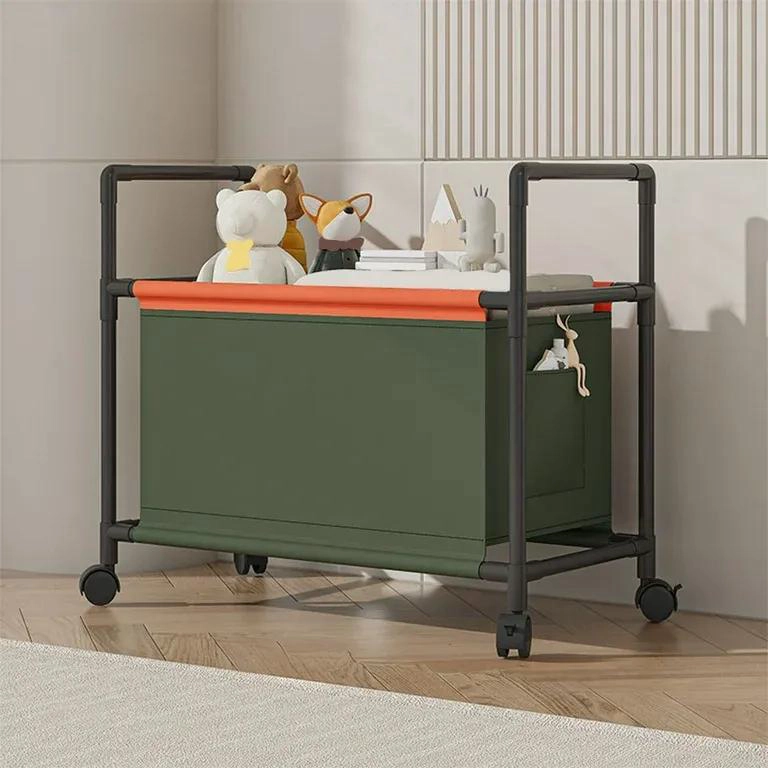 CESTA ORGANIZADORA CON RUEDAS PARA ALMACENAJE EN COCINA Y HOGAR - 3