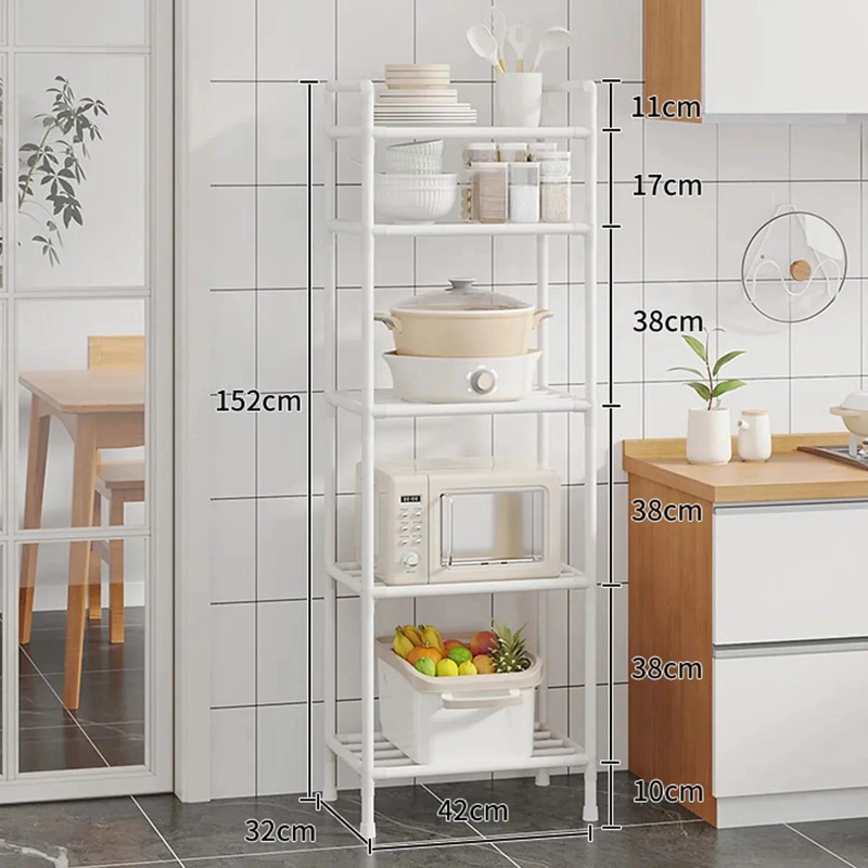 ESTANTE METALICO ORGANIZADOR DE 5 NIVELES PARA COCINA Y BAÑO - 2