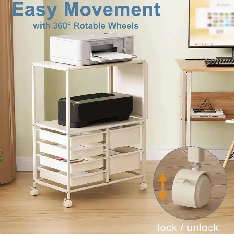 CARRITO ORGANIZADOR EXPANDIBLE CON RUEDAS 100X37X81.5 CM - 5