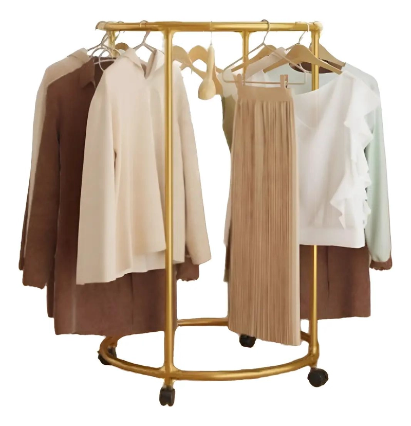 PERCHERO ORGANIZADOR CIRCULAR GIRATORIO PARA ROPA Y ACCESORIOS - 1