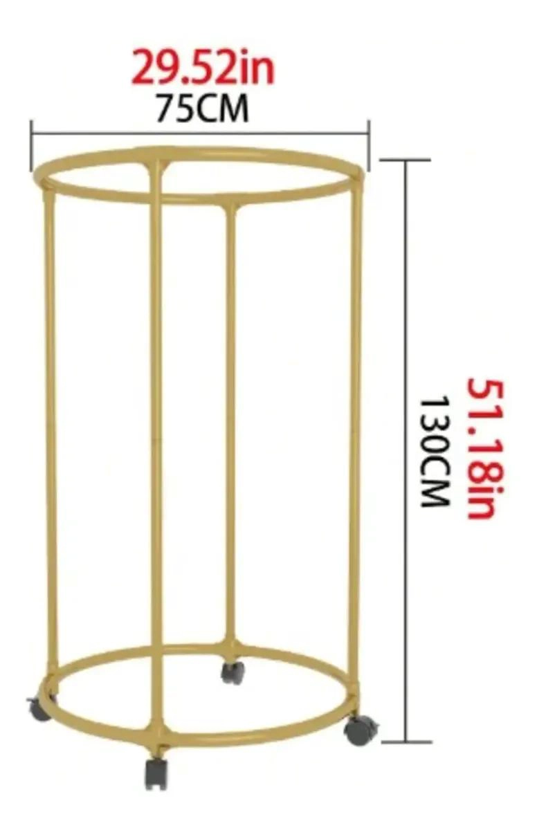 PERCHERO ORGANIZADOR CIRCULAR GIRATORIO PARA ROPA Y ACCESORIOS - 3