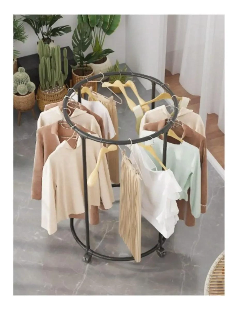 PERCHERO ORGANIZADOR CIRCULAR GIRATORIO PARA ROPA Y ACCESORIOS - 5