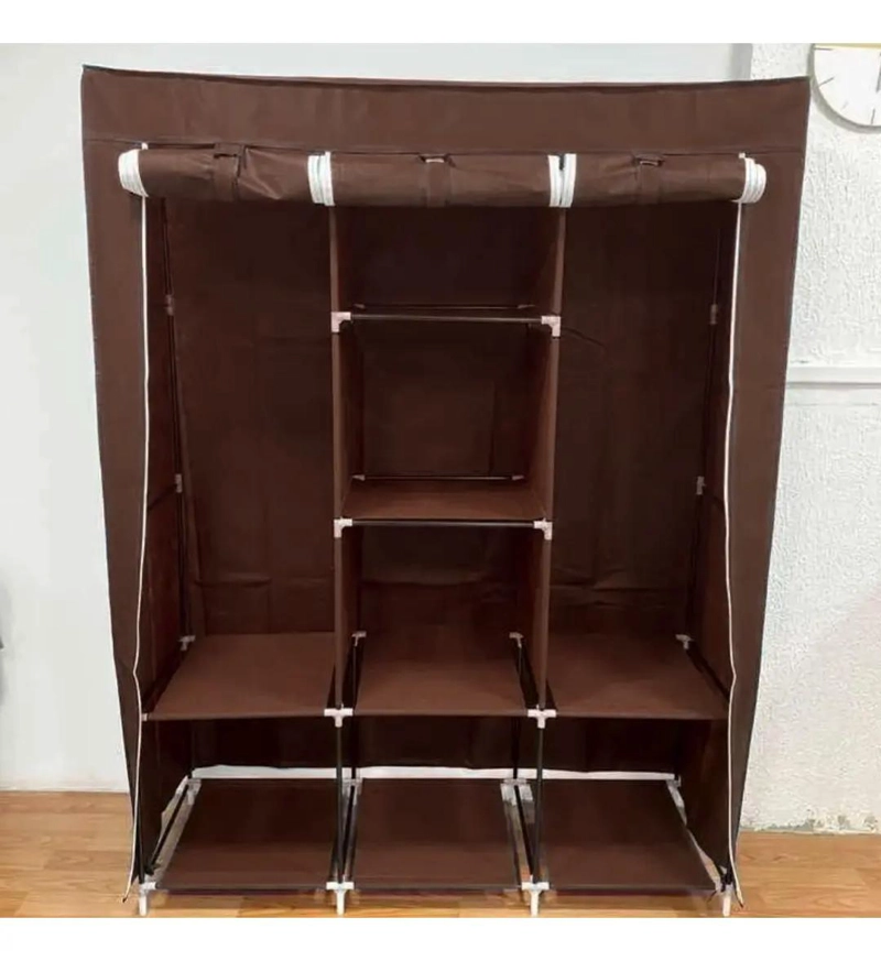 CLOSET ORGANIZADOR ARMABLE Y TRANSPORTABLE DE TELA PARA ROPA - 2