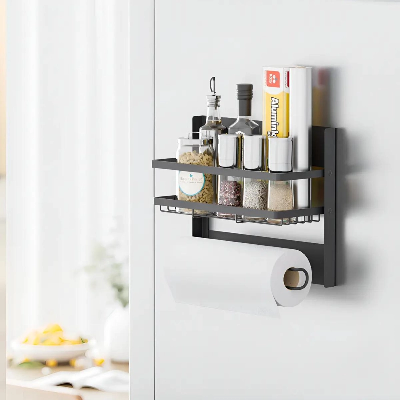 ESTANTE REPISA ORGANIZADOR MAGNE TICO PARA COCINA CON DISEÑO COMPACTO - 1