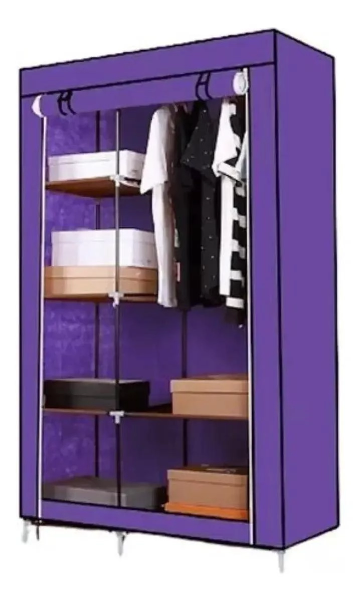 ORGANIZADOR DE ROPA ARMABLE CON ESPACIO PARA ZAPATOS Y ACCESORIOS - 1