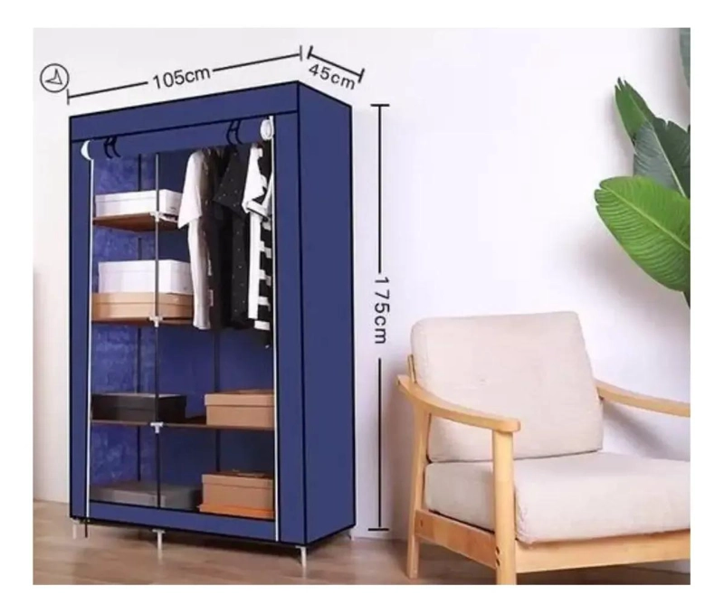 ORGANIZADOR DE ROPA ARMABLE CON ESPACIO PARA ZAPATOS Y ACCESORIOS - 2
