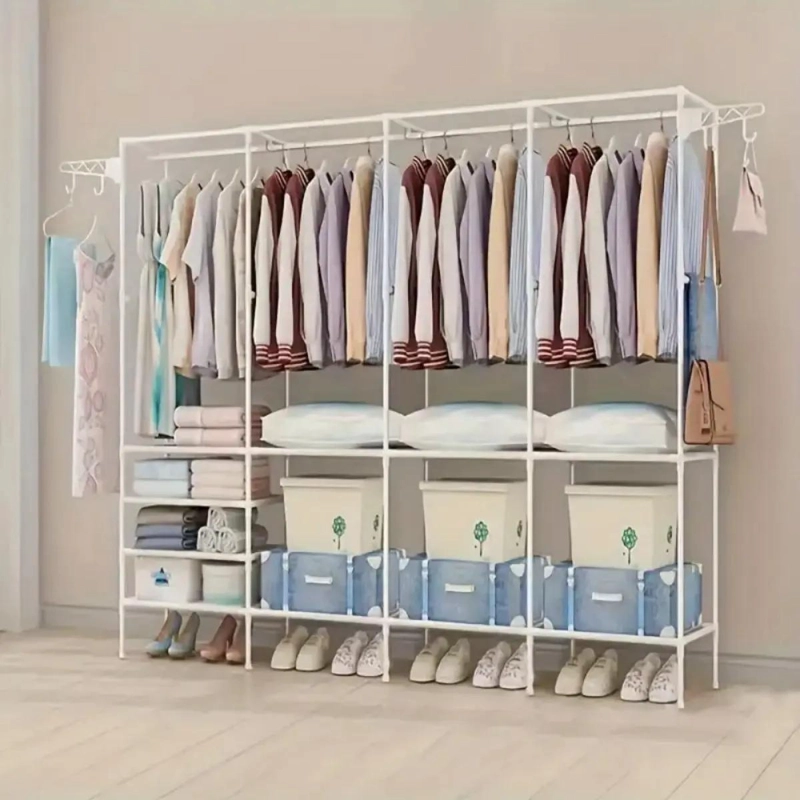 COLGADOR EXHIBIDOR PARA ROPA CON DISEÑO ORGANIZADOR DE CUERPOS - 1