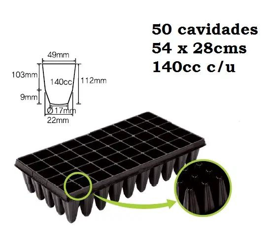 SET DE 6 BANDEJAS PARA ALMACIGOS CON PROFUNDIDAD DE 11,2 CM - 2