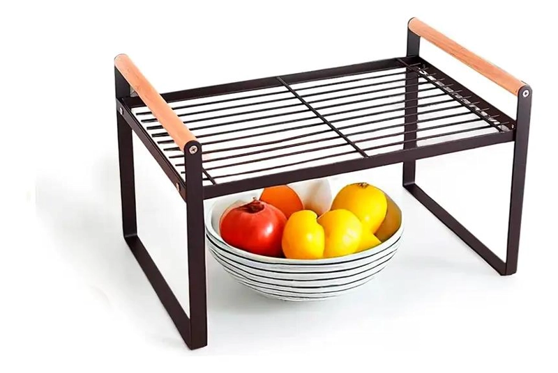 ORGANIZADOR PARA GABINETE DE COCINA DEBAJO DEL FREGADERO COLOR NEGRO - 1
