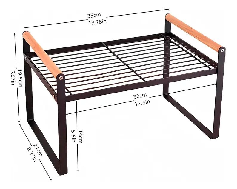 ORGANIZADOR PARA GABINETE DE COCINA DEBAJO DEL FREGADERO COLOR NEGRO - 2