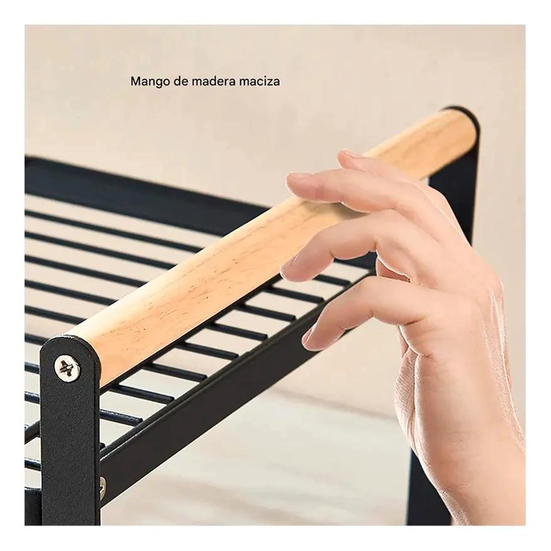 ORGANIZADOR PARA GABINETE DE COCINA DEBAJO DEL FREGADERO COLOR NEGRO - 5