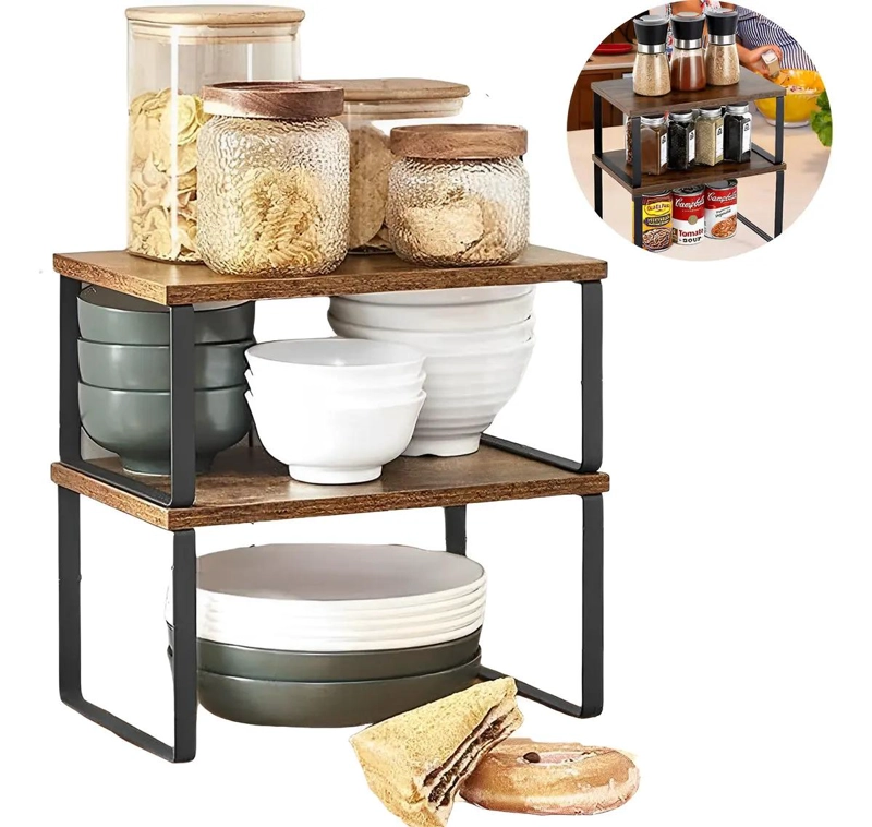 ORGANIZADOR MULTIUSO PARA ESTANTES DE COCINA Y OLLAS - 1