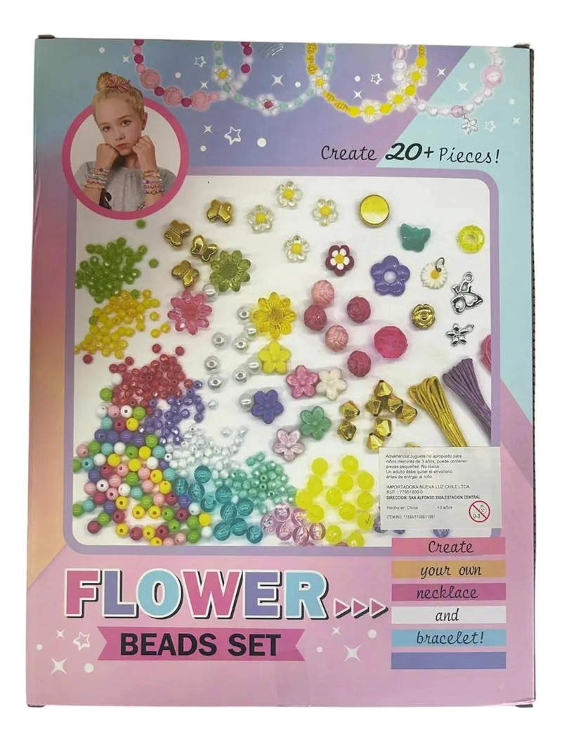 SET COMPLETO PARA CREAR PULSERAS Y COLLARES CON 500 ACCESORIOS - 3