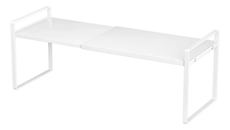 ESTANTE ORGANIZADOR EXTENSIBLE PARA GABINETES DE COCINA CON AJUSTE FLEXIBLE - 1