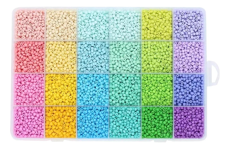 CUENTAS DE VIDRIO PARA PULSERA MANUALIDADES Y BRICOLAJE - 1