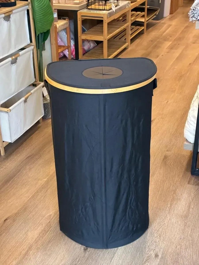 CUBO DE BASURA PLEGABLE PARA RECICLAJE DE BOTELLAS PLASTICAS - 5