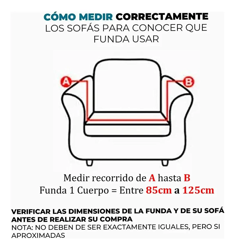 FUNDA PROTECTORA PARA SOFA DE UN CUERPO EN TELA CUADRILLE GRIS - 2