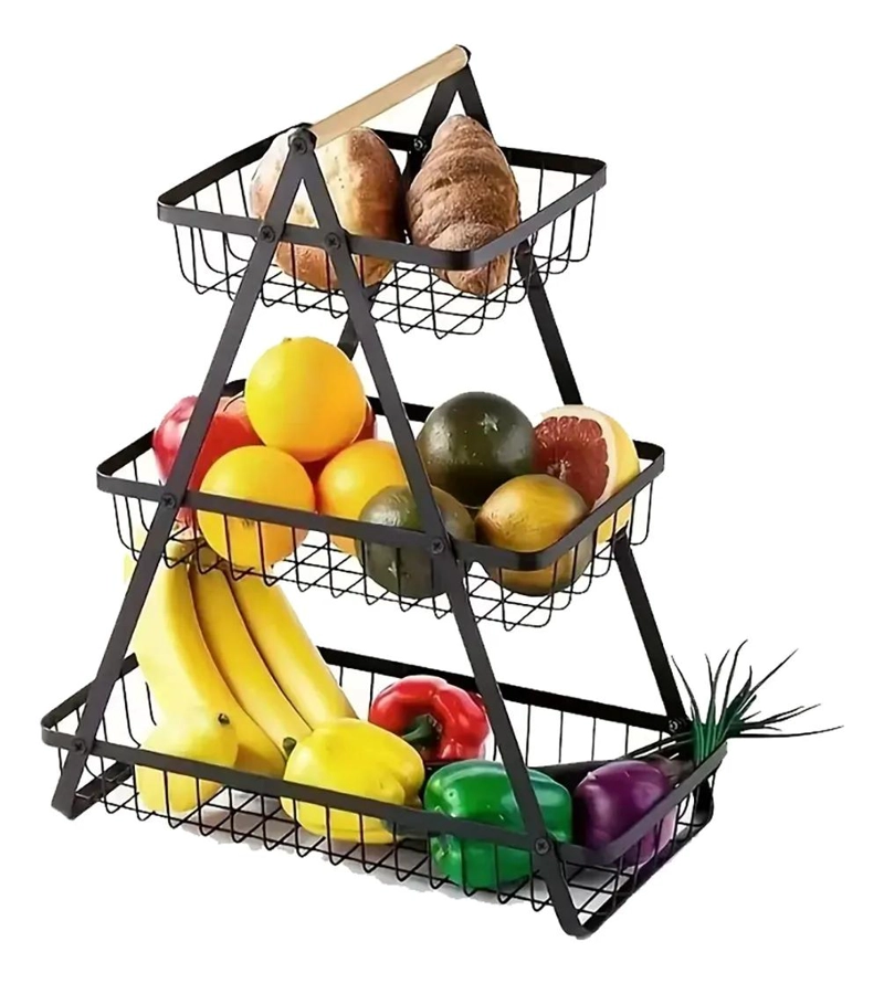 ORGANIZADOR MULTIUSO DE 3 NIVELES PARA FRUTAS Y VERDURAS - 1