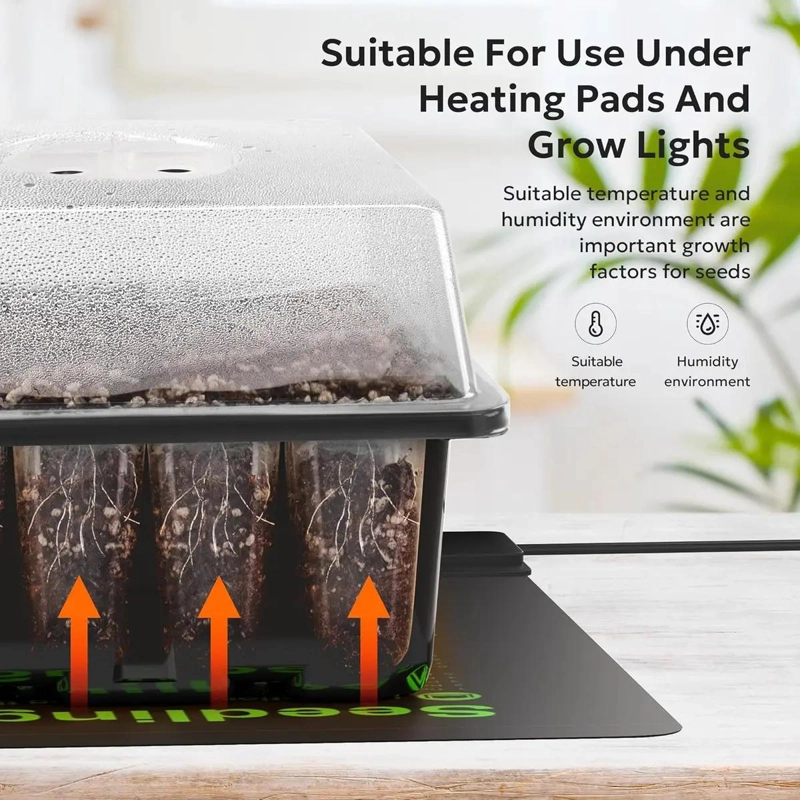 KIT DE 12 BANDEJAS PARA CULTIVO CON 12 CELDAS CADA UNA - 2
