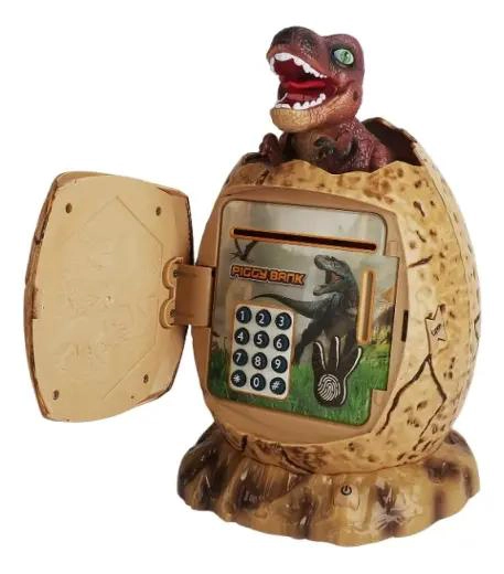 ALCANCIAS DE HUEVOS DE DINOSAURIO CON SISTEMA DE CONTRASEÑA PARA SEGURIDAD - 1