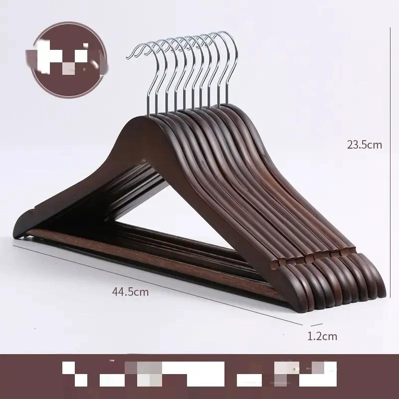 SET DE 20 COLGADORES DE MADERA PARA ROPA RESISTENTES Y DURADEROS - 2