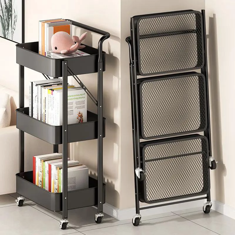 ORGANIZADOR PLEGABLE DE 3 NIVELES CON RUEDAS PARA CARRO MULTIUSO - 2