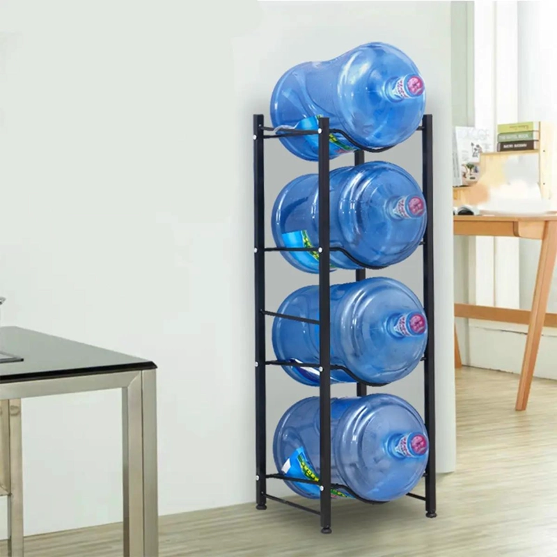 ESTANTE ORGANIZADOR PARA BOTELLONES DE AGUA DE 20 LITROS CON 4 BASES EN COLOR - 2
