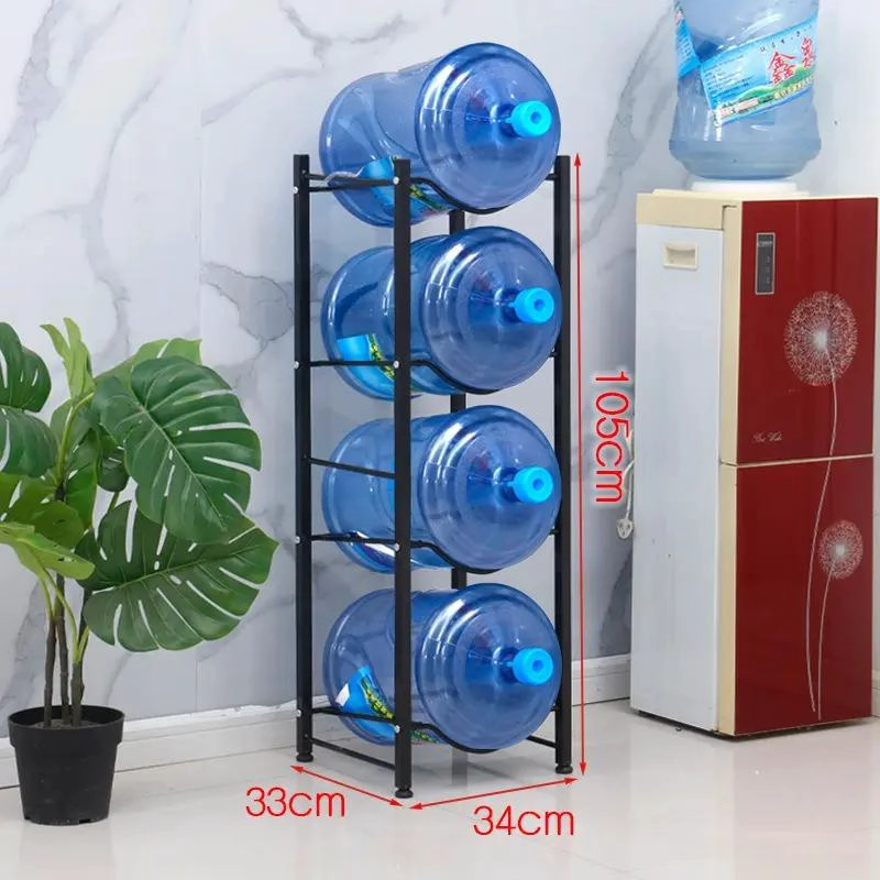 ESTANTE ORGANIZADOR PARA BOTELLONES DE AGUA DE 20 LITROS CON 4 BASES EN COLOR - 4