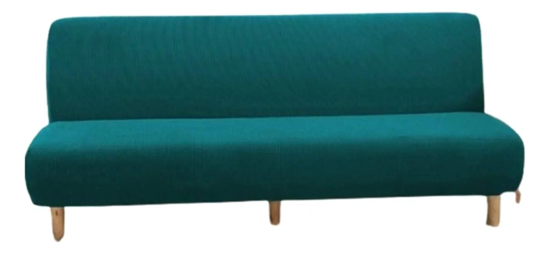 FUNDA PARA FUTON CON ACOLCHADO EN COLOR AZUL PIEDRA - 1