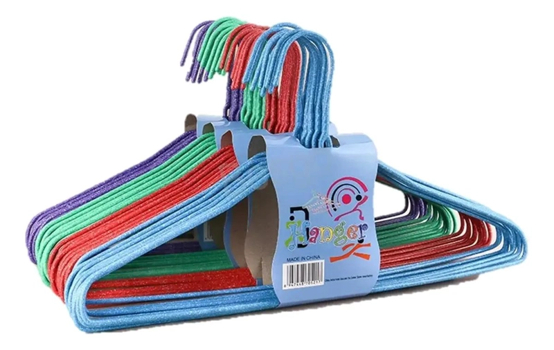 SET DE 60 GANCHOS COLGADORES ANTIDESLIZANTES PARA ROPA - 1