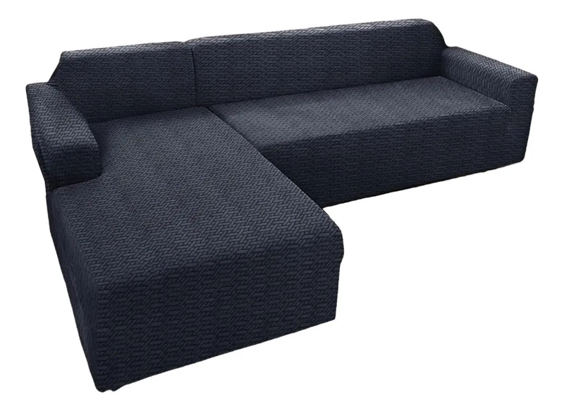 FUNDA PARA SOFA DE 3 CUERPOS TIPO L DE 230X180 CM CON 2 FUNDAS - 1