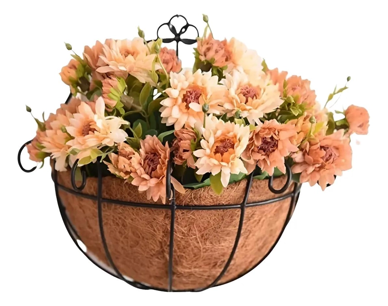 MACETERO COLGANTE DE FIBRA DE COCO PARA PLANTAS DE 24 CM - 1