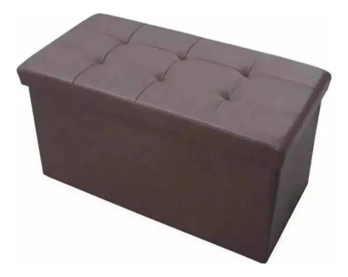 PUFF BAUL ORGANIZADOR PLEGABLE CON AMPLIO ESPACIO DE ALMACENAMIENTO - 1